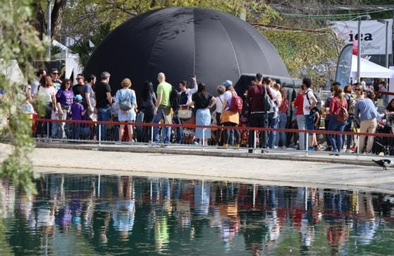 Planetario portátil de Murcia en ferias y ayuntamientos: ocio cultural y divulgación científica para público familiar